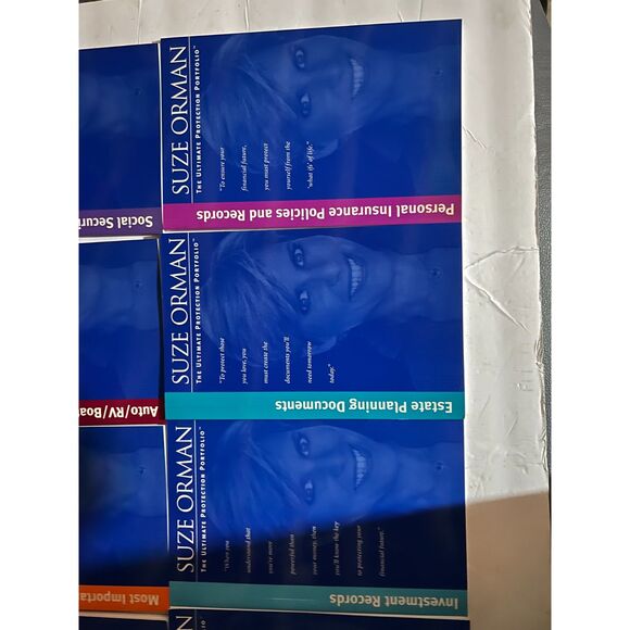 Suze Orman The Ultimate Protection Portfolio & Hard Storage Case Estate & Tax - Picture 9 of 14